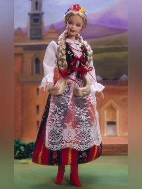 Mattel Polish Barbie Dolls of the World Europe Collector Edition 1997